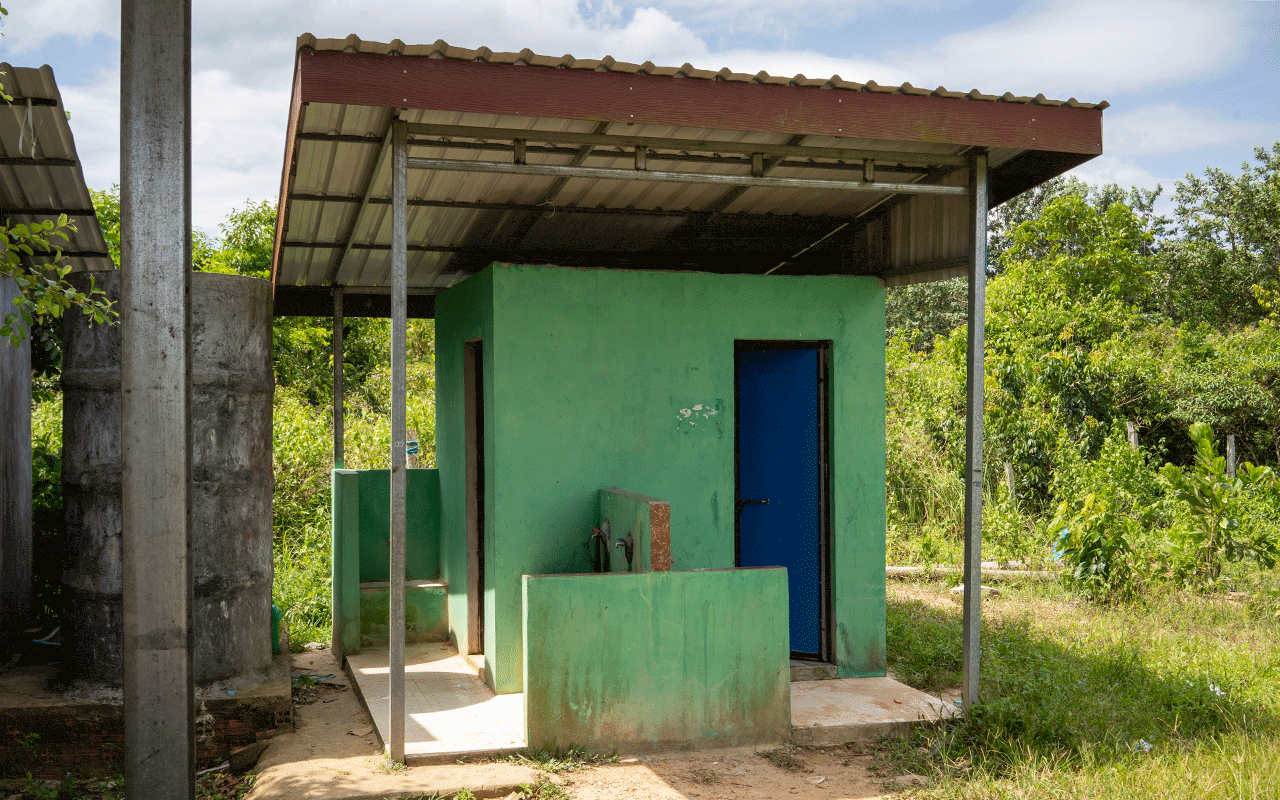 Latrine in Koh Long, Cambodia. ©CRedmond